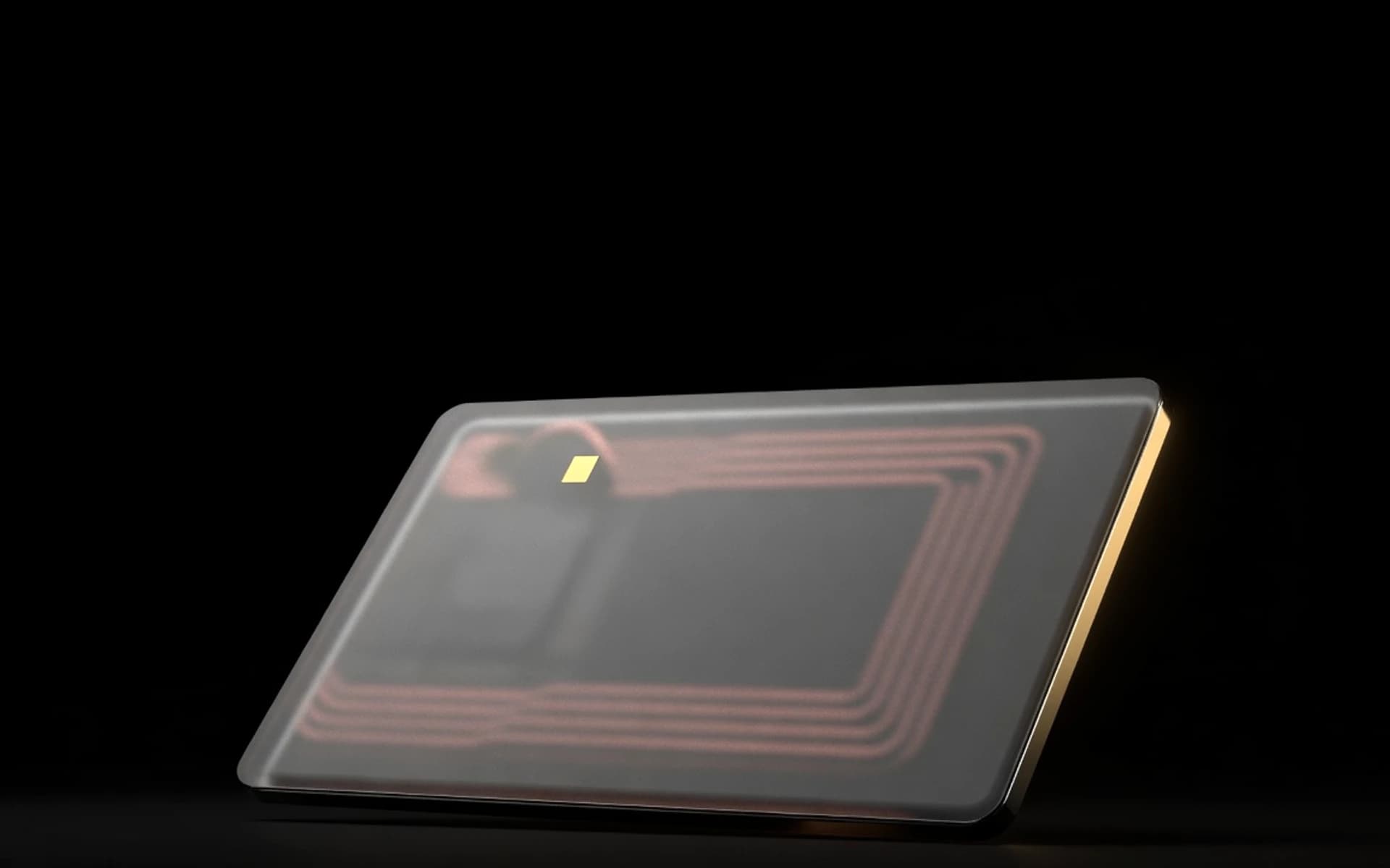 FistTap NFC card - frosted PVC with embedded chip
